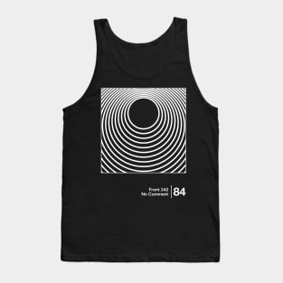 No Comment / Minimalist Graphic Artwork Design Tank Top